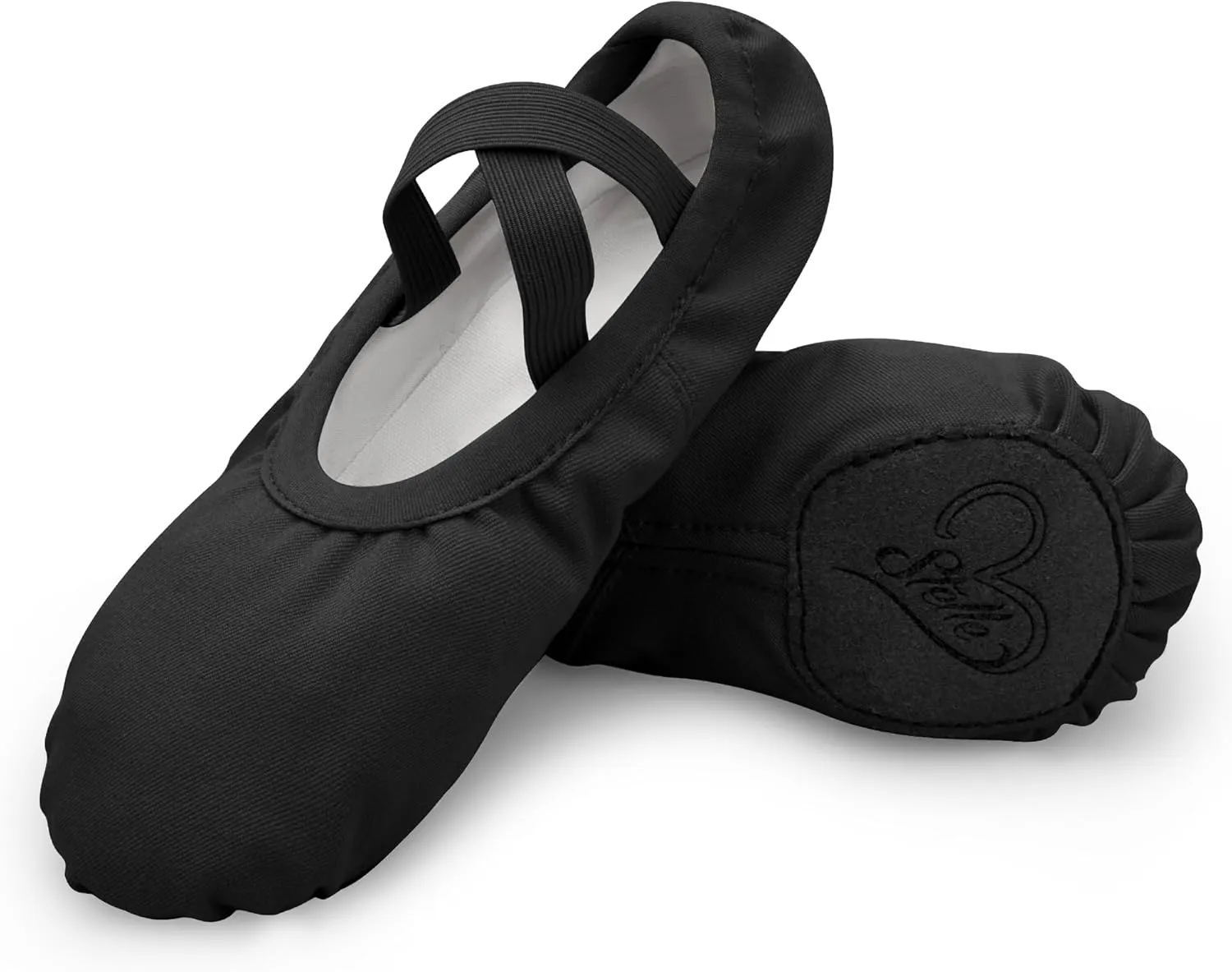 Stelle Women Ballet Shoes Highly Stretch Canvas Dance Slipper Yoga Shoes for Girls/Adults