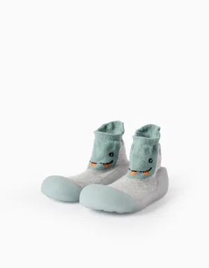 Steppies for Baby Boys 'Dinosaur', Grey/Green