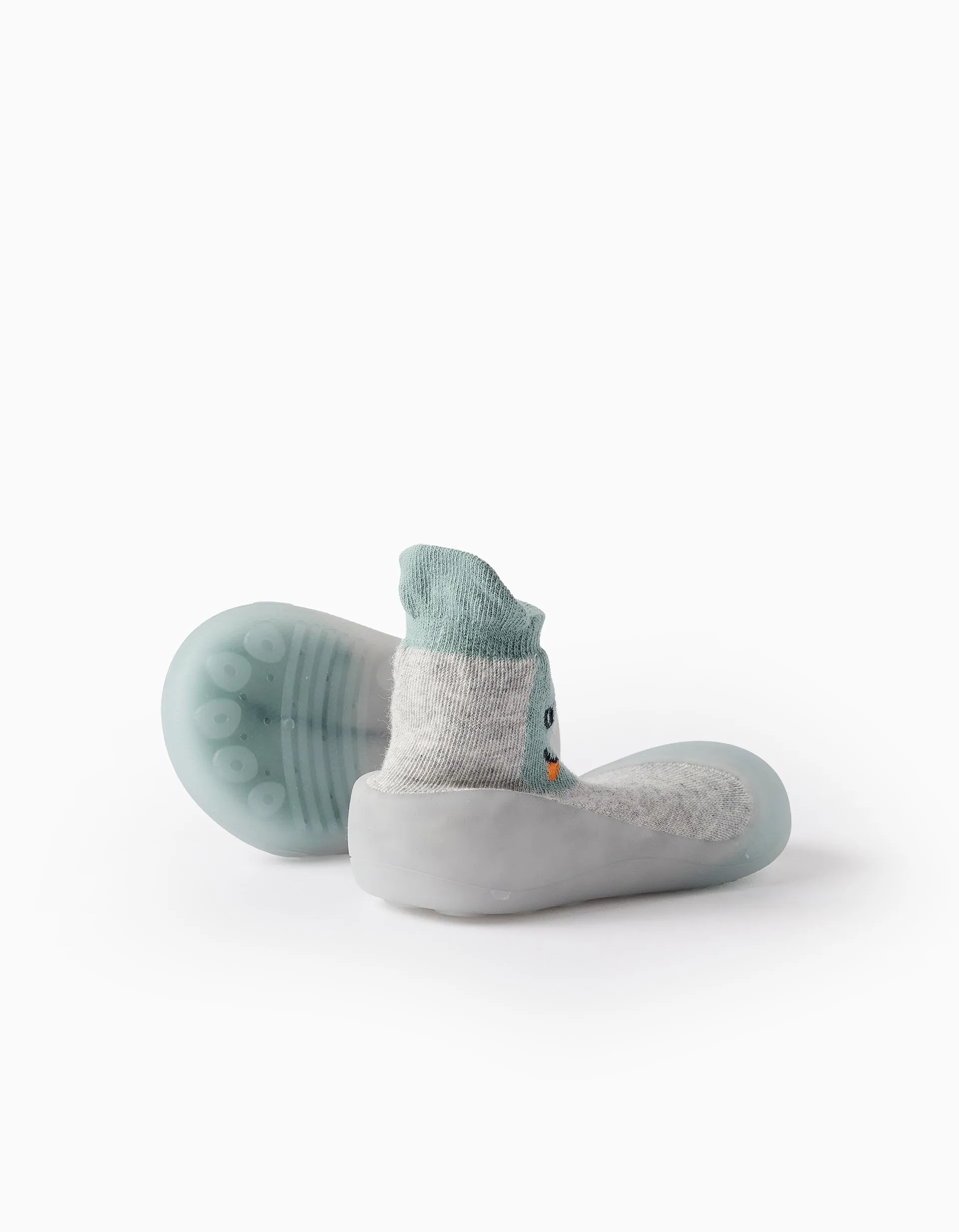 Steppies for Baby Boys 'Dinosaur', Grey/Green