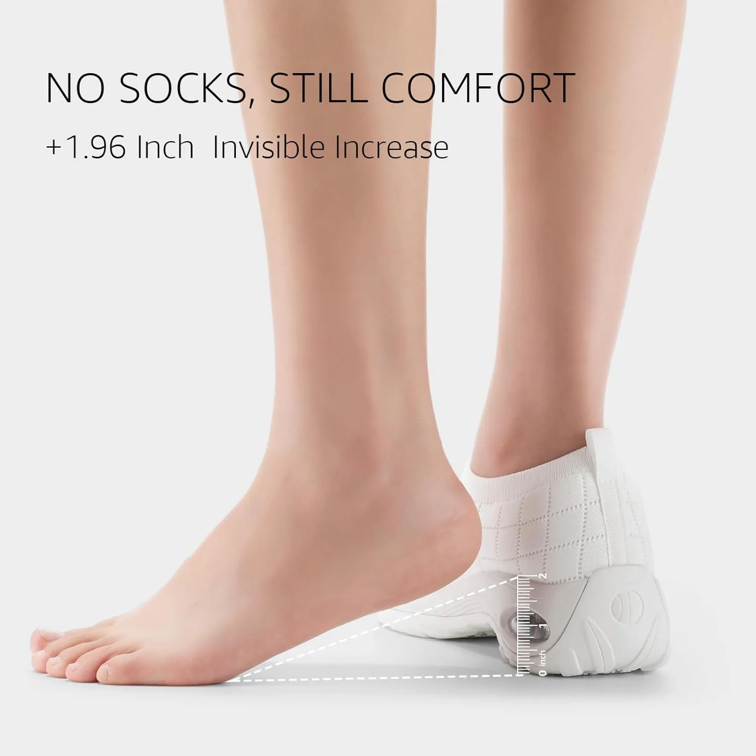 STQ Womens Walking Shoes with Arch Support Non Slip Work Shoes Quilted Slip on Sock Sneakers