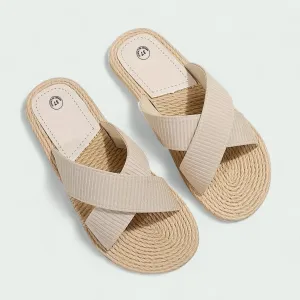 Strazoro | Slip-On Summer Sandals with Elastic Straps (Women)