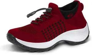 STUNAHOME Orthopedic Sneakers Breathable Women Walking Shoes Slip on Trainers Women's Comfortable Casual Ladies Athletic Shoe Thick Bottom