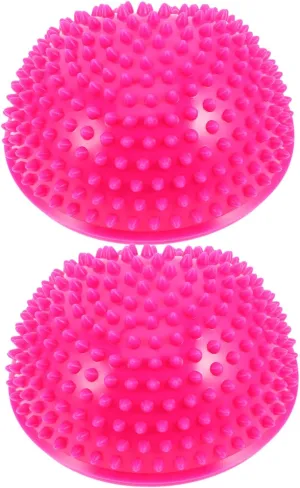 SUPVOX Sensory Balance Trainer Balls Half Spike Yoga Exercise Domes for Adults for Group Activities Home