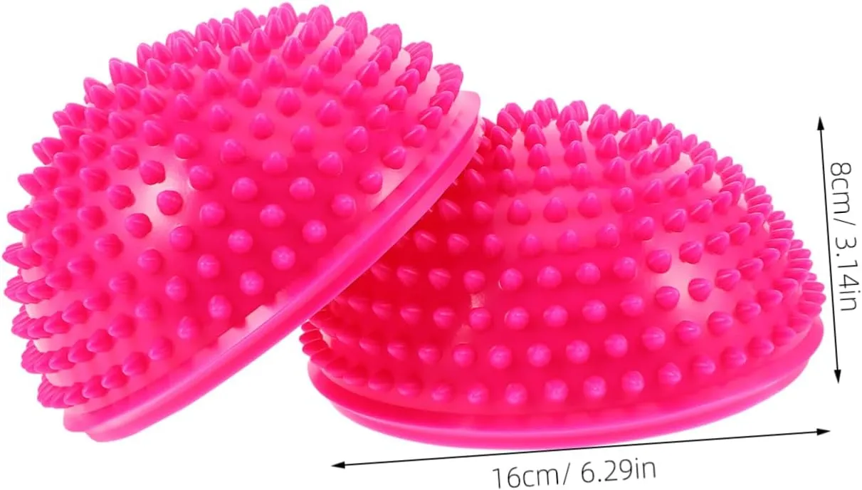 SUPVOX Sensory Balance Trainer Balls Half Spike Yoga Exercise Domes for Adults for Group Activities Home