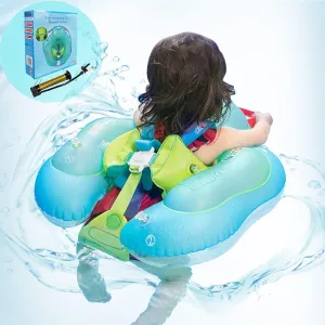 Swimming Ring with Adjustable Seat Pocket,Baby Swimming Pool Floats,Removable Floating Ball,New Upgrade Baby Swim Ring for Ages 6-36 Months Infant Toddler