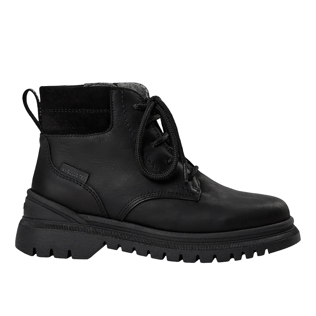 TEX Lace-up boot with zipper