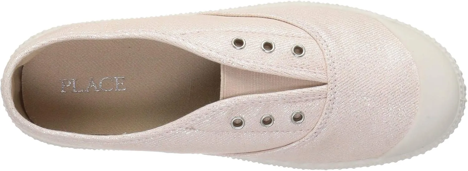 The Children's Place Girls Kayla Velvet Flat Shoe Shoe