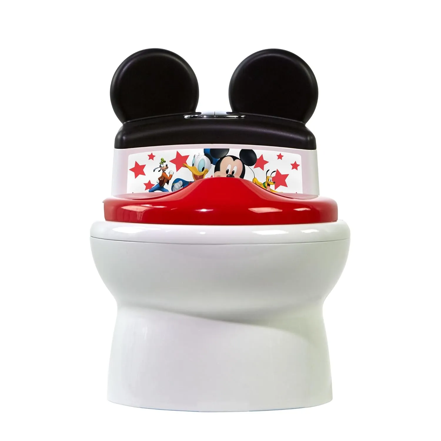 The First Years Disney Mickey Mouse Potty Training Toilet Seat - Portable 2-in-1 Attachment for Toddlers 18 Months and Up