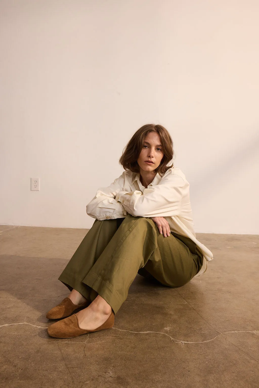 The Khussa Slipper in Brown