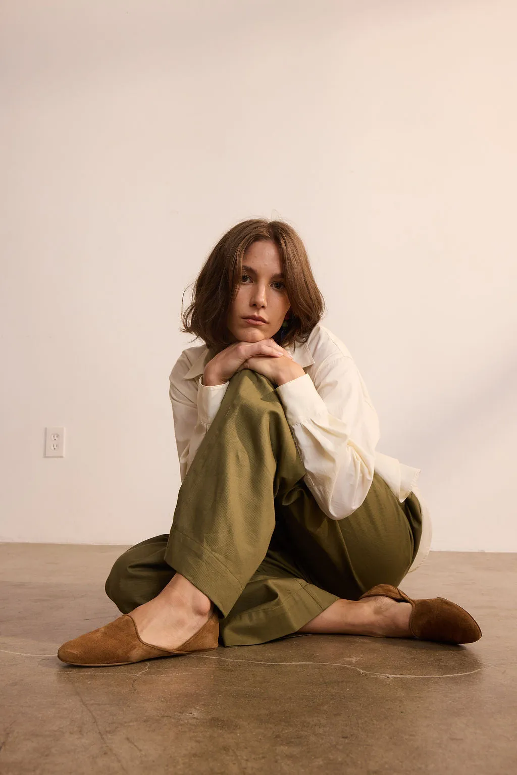 The Khussa Slipper in Brown
