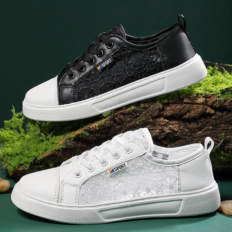 Thin Flat Student Hollow Breathable Shoes