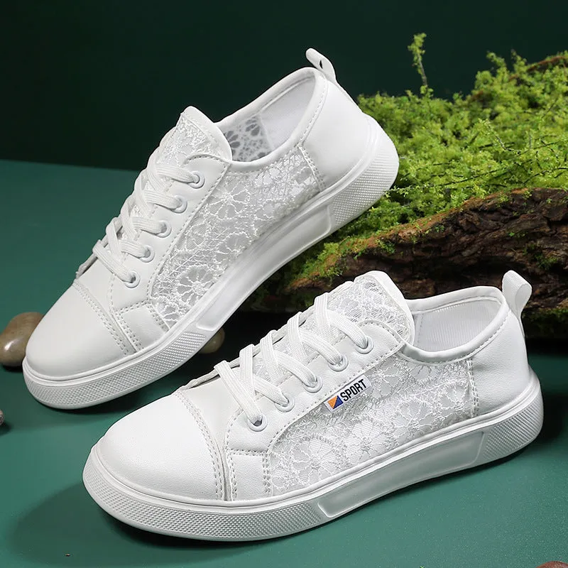 Thin Flat Student Hollow Breathable Shoes