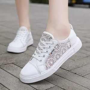 Thin Flat Student Hollow Breathable Shoes
