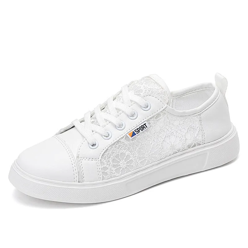 Thin Flat Student Hollow Breathable Shoes