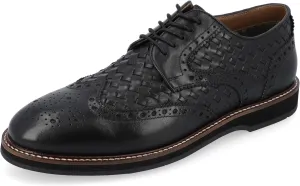 Thomas & Vine Mens Radcliff Tru Comfort Foam Lace-up Woven Wingtip Derby