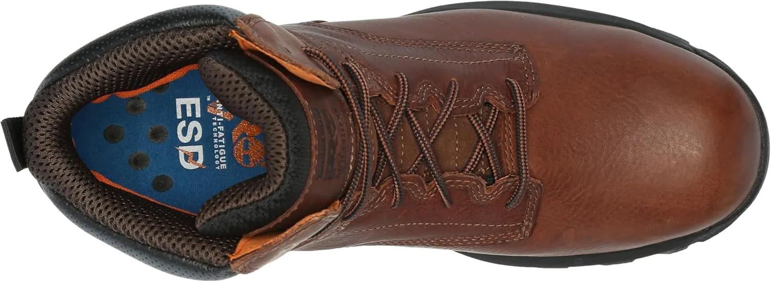 Timberland Men's Titan Ev 6" Composite Safety Toe Static Dissipative Industrial Work Boot Ct Sd10