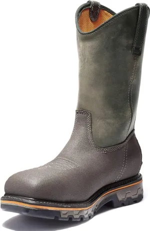 Timberland PRO Men's True Grit Pull on Composite Safety Toe Waterproof Industrial Western Work Boot