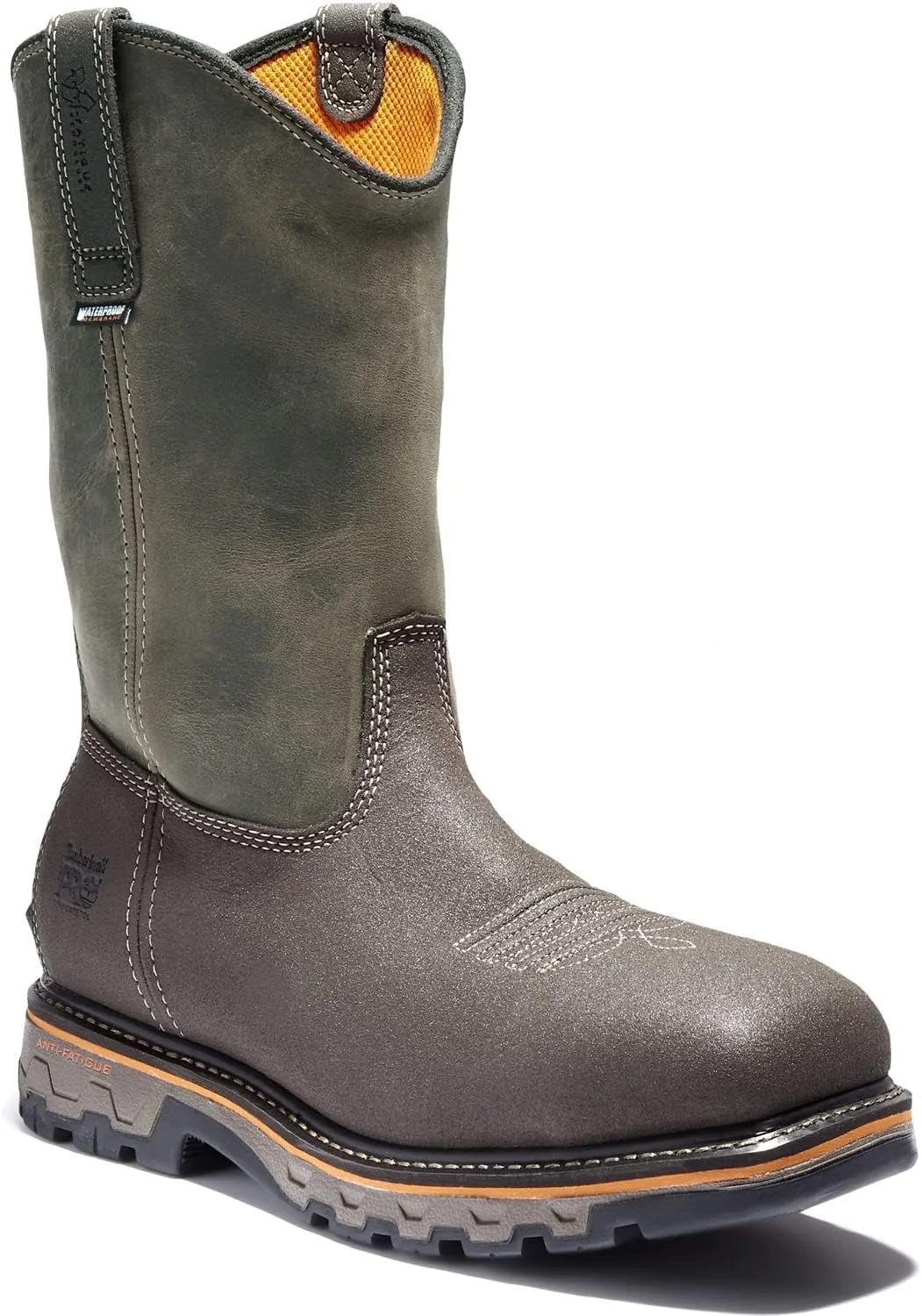 Timberland PRO Men's True Grit Pull on Composite Safety Toe Waterproof Industrial Western Work Boot