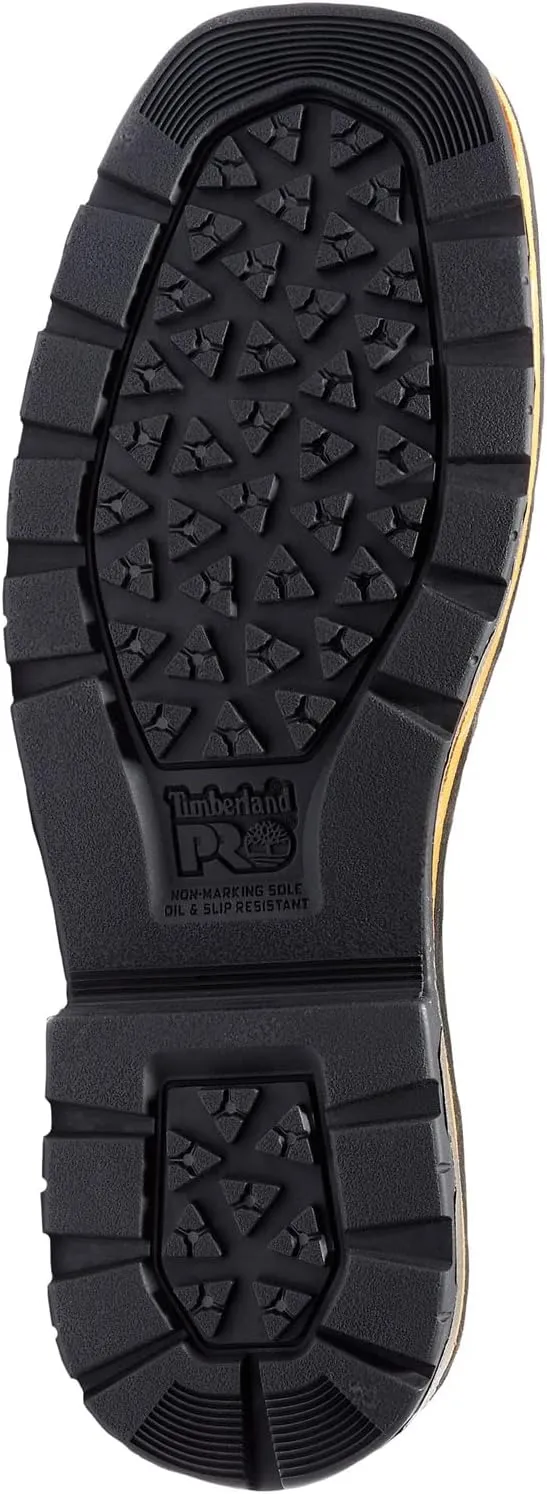 Timberland PRO Men's True Grit Pull on Composite Safety Toe Waterproof Industrial Western Work Boot