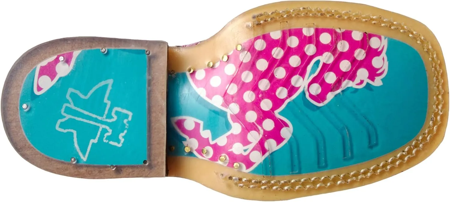Tin Haul Shoes Unisex-Child Little Miss Dotty Western Boot