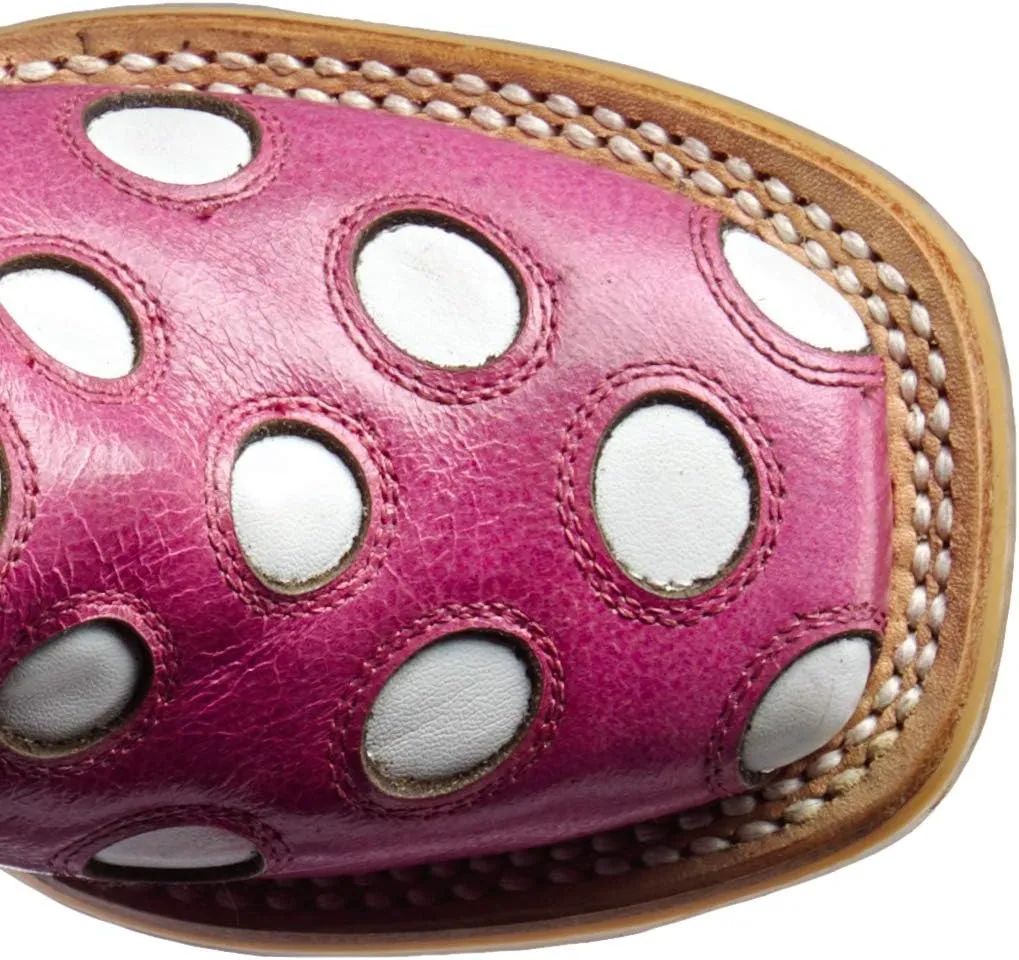 Tin Haul Shoes Unisex-Child Little Miss Dotty Western Boot