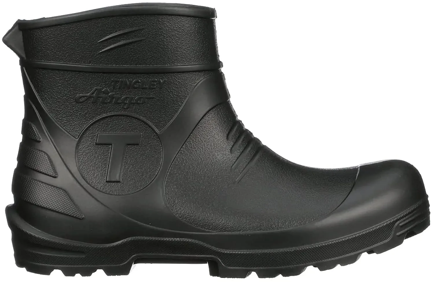 Tingley Airgo 21121 Ultra Lightweight EVA Low Cut Boot with Cleated Outsole, Mens 6 / Womens 8, Black