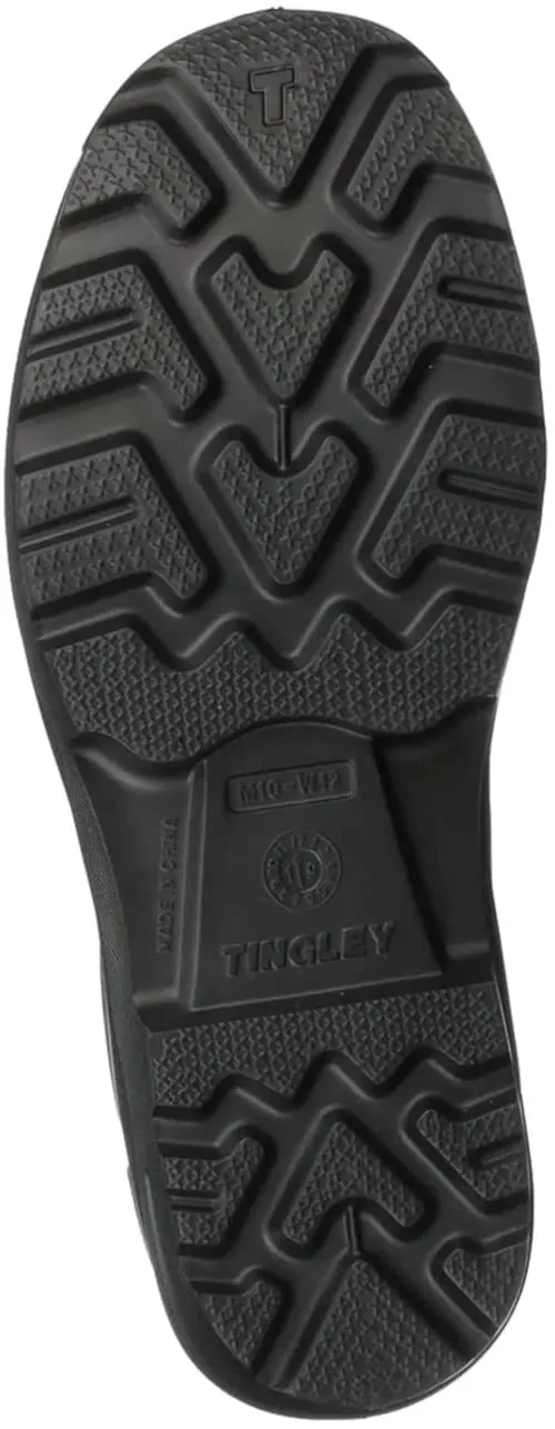 Tingley Airgo 21121 Ultra Lightweight EVA Low Cut Boot with Cleated Outsole, Mens 6 / Womens 8, Black