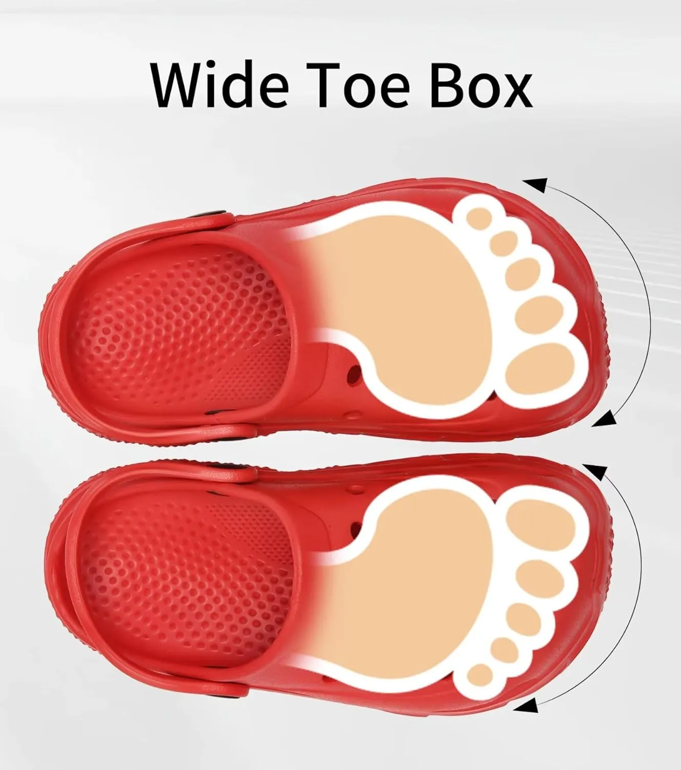 Toddler Kids Clogs for Boys Girls Comfortable Slip on Sandals Beach Pool Slipper