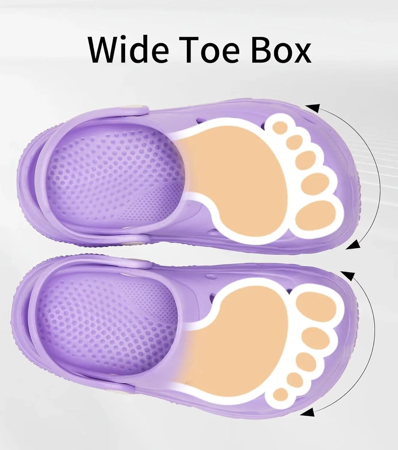 Toddler Kids Clogs for Boys Girls Comfortable Slip on Sandals Beach Pool Slipper