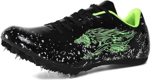 Track Shoes Spikes Mens Womens Mesh Breathable Athletics Sprint Racing Running Nail Sneaker Track and Field Shoes Boys Girls