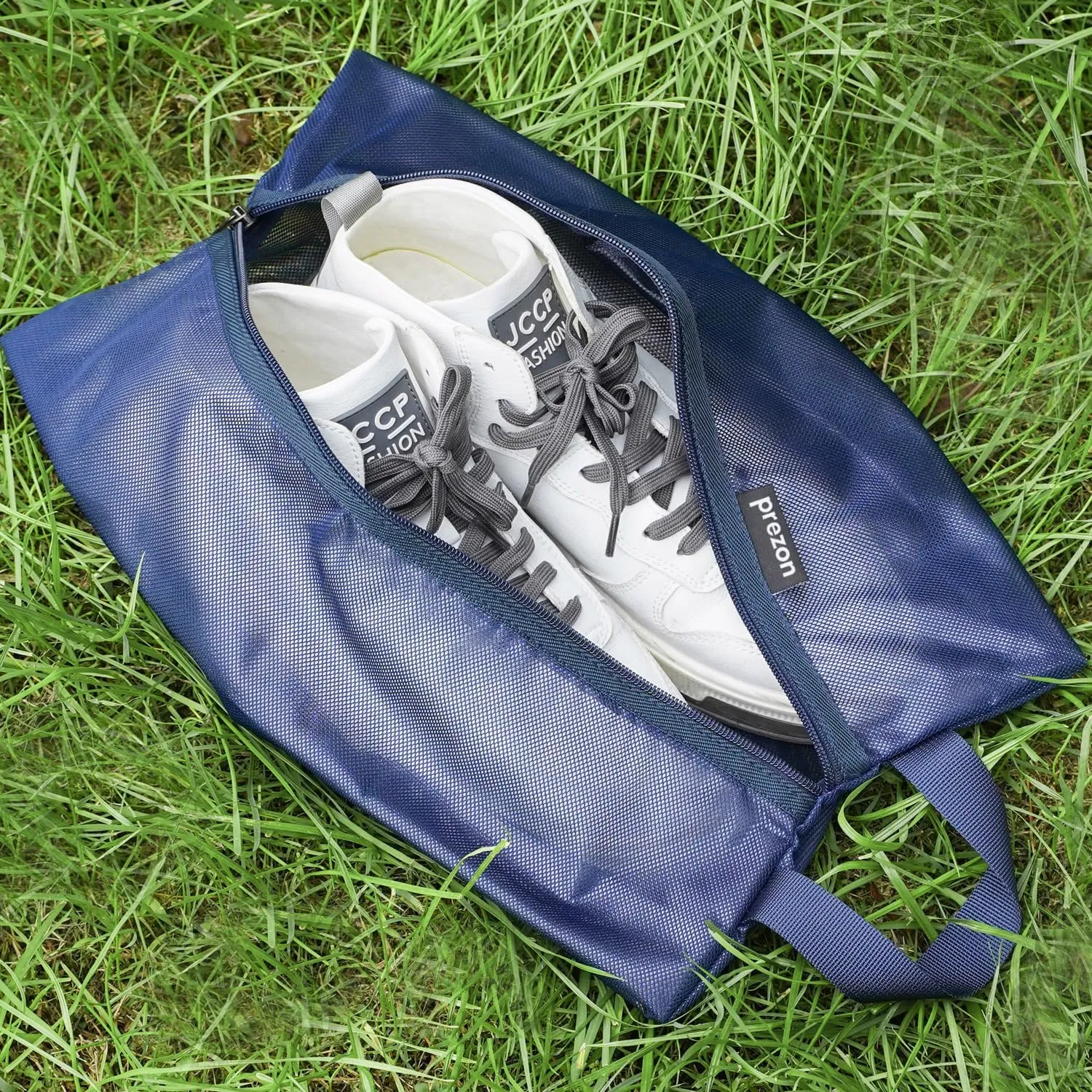 Travel Shoe Bags, Water Resistant TPU Mesh, Sturdy YKK Zipper, Shoes Storage Bag, Shoes Packing Organizer,17x10 In, Unisex Shoe Pouch for Travel or Home Storage
