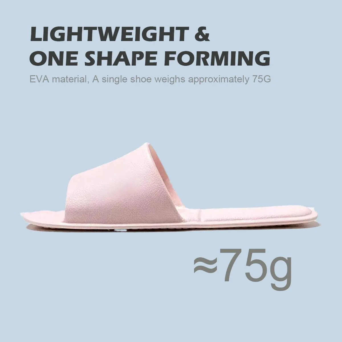 Travel Slippers for Women and Men, Portable Foldable Slippers with Storage Bag, Soft Comfy Non-Slip Quick Dry House Bathroom Shower Shoes Spa Gym Swimming Beach Sandals