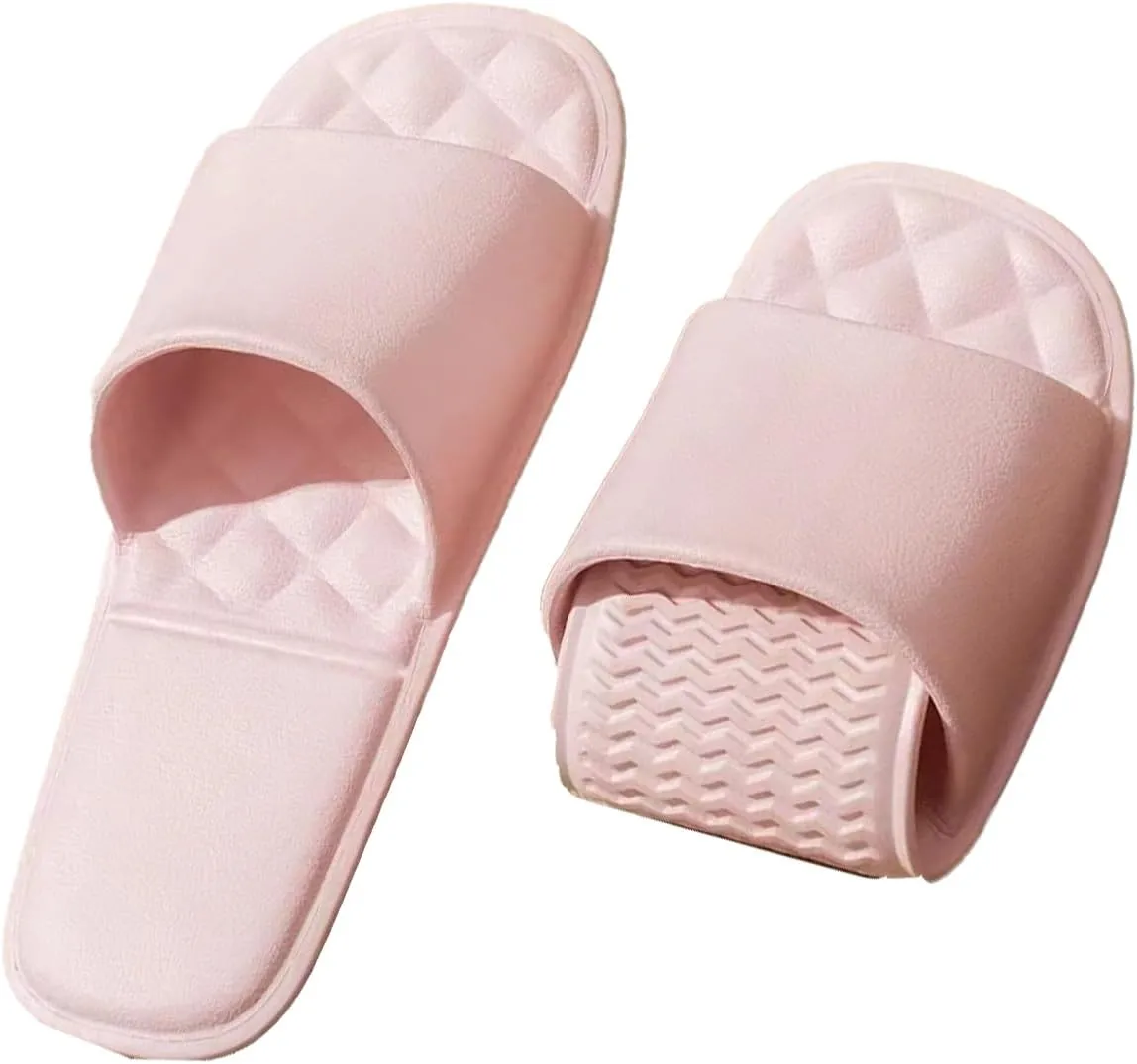 Travel Slippers for Women and Men, Portable Foldable Slippers with Storage Bag, Soft Comfy Non-Slip Quick Dry House Bathroom Shower Shoes Spa Gym Swimming Beach Sandals