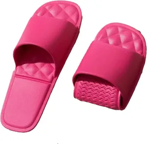 Travel Slippers for Women and Men, Portable Foldable Slippers with Storage Bag, Soft Comfy Non-Slip Quick Dry House Bathroom Shower Shoes Spa Gym Swimming Beach Sandals
