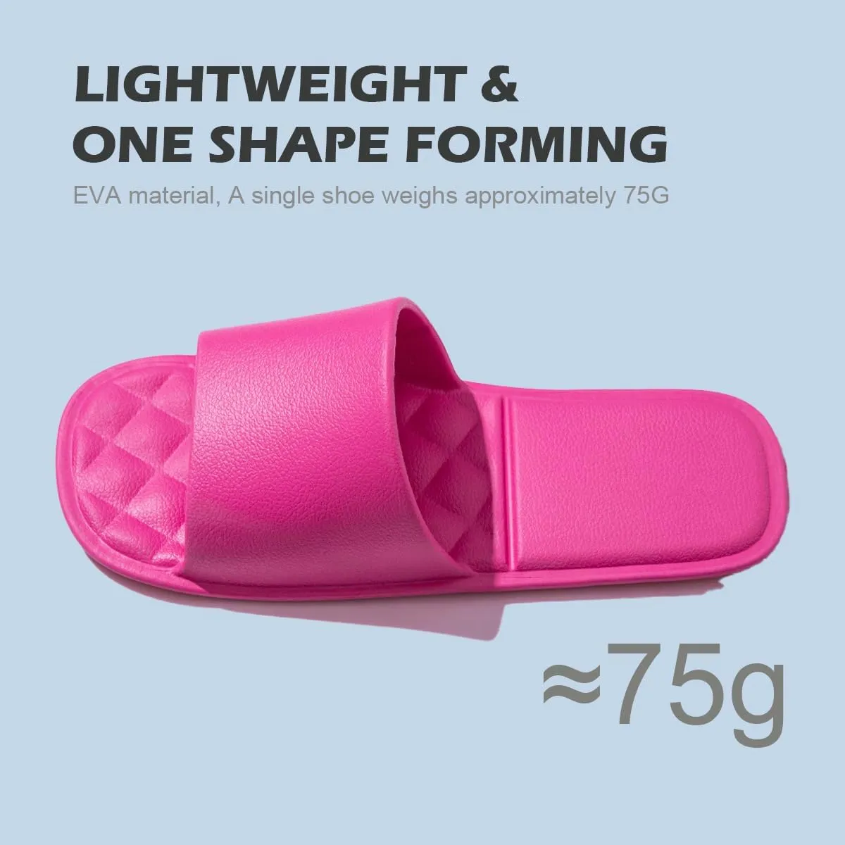 Travel Slippers for Women and Men, Portable Foldable Slippers with Storage Bag, Soft Comfy Non-Slip Quick Dry House Bathroom Shower Shoes Spa Gym Swimming Beach Sandals