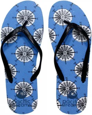 Trendy Nautical Sailboat Anchor Starfish Flip Flops Mermaid Thong Sandal Slipper