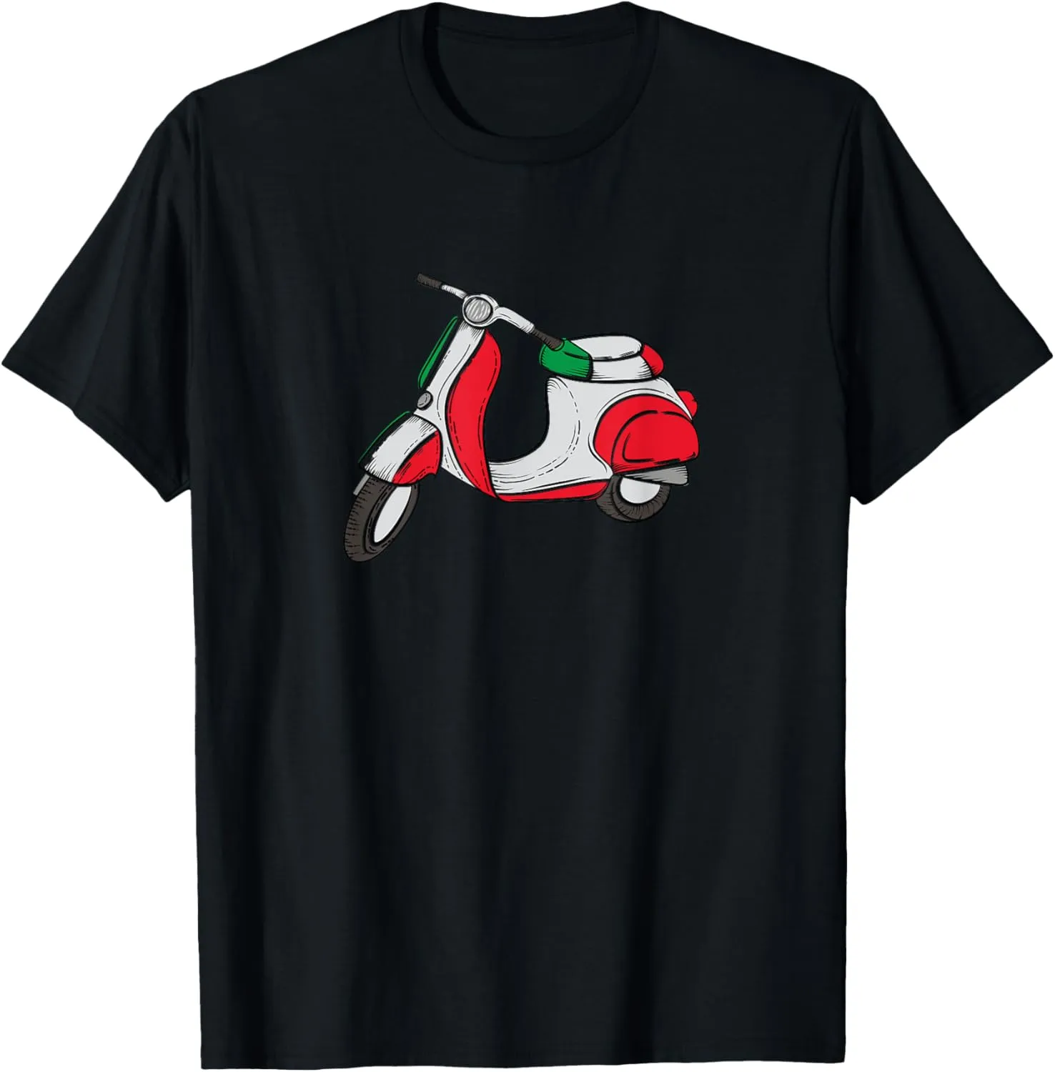 Tricolore - Italian Flag T-Shirt Italian Scooter T-Shirt
