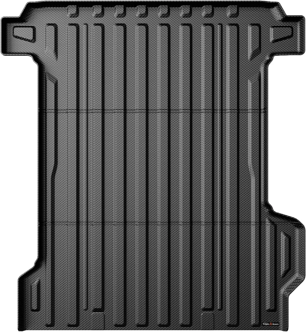 TripleAliners Truck Bed Mat Compatible with 2024 2025 Chevrolet Silverado EV WT LT Version Accessories 5.9FT Vehicle Bed Perfectly Flush All Weather Protection TPE Heavy Duty Pickup Car Cargo Mat