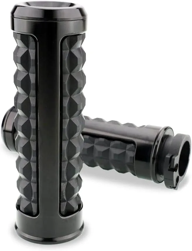 TSUNG Handlebar Grips 1 Inch Motorcycle 25MM Throttle Hand Grip