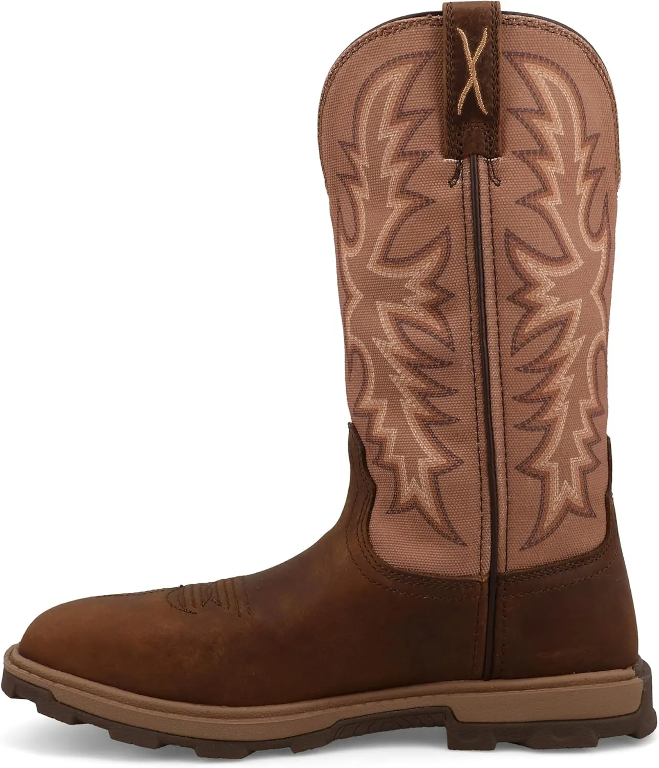 Twisted X Women's 11" UltraLite X Work Boot, Square Toe Nano Toe with UltraLite X