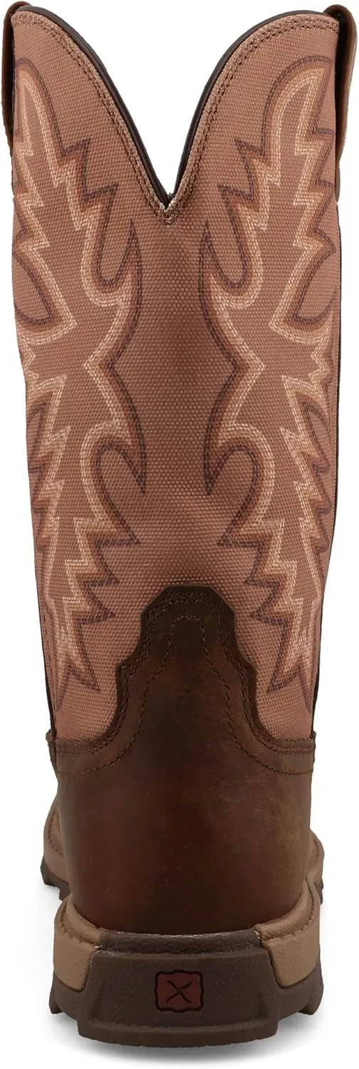 Twisted X Women's 11" UltraLite X Work Boot, Square Toe Nano Toe with UltraLite X