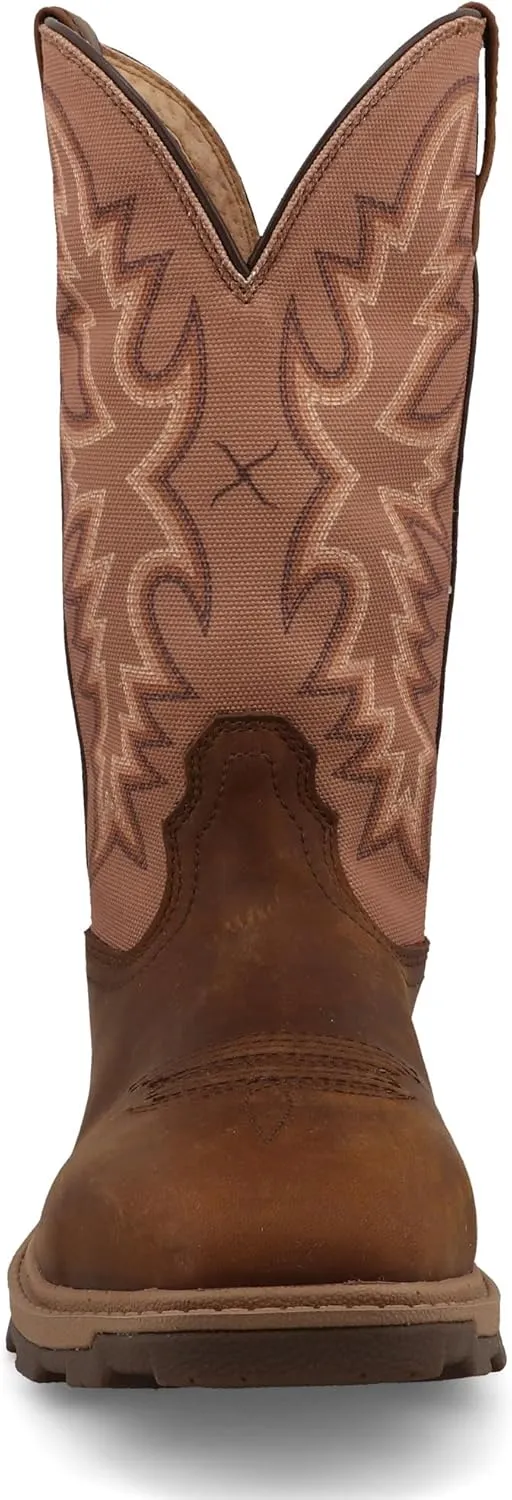 Twisted X Women's 11" UltraLite X Work Boot, Square Toe Nano Toe with UltraLite X