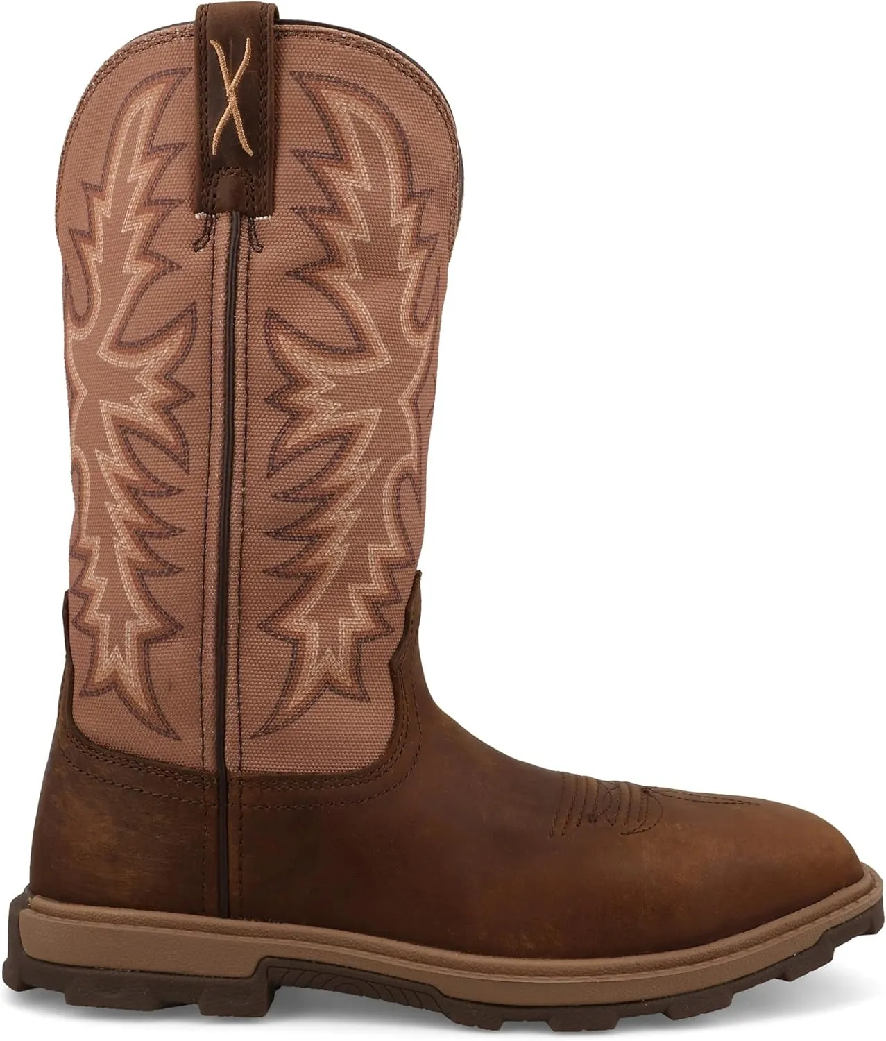 Twisted X Women's 11" UltraLite X Work Boot, Square Toe Nano Toe with UltraLite X