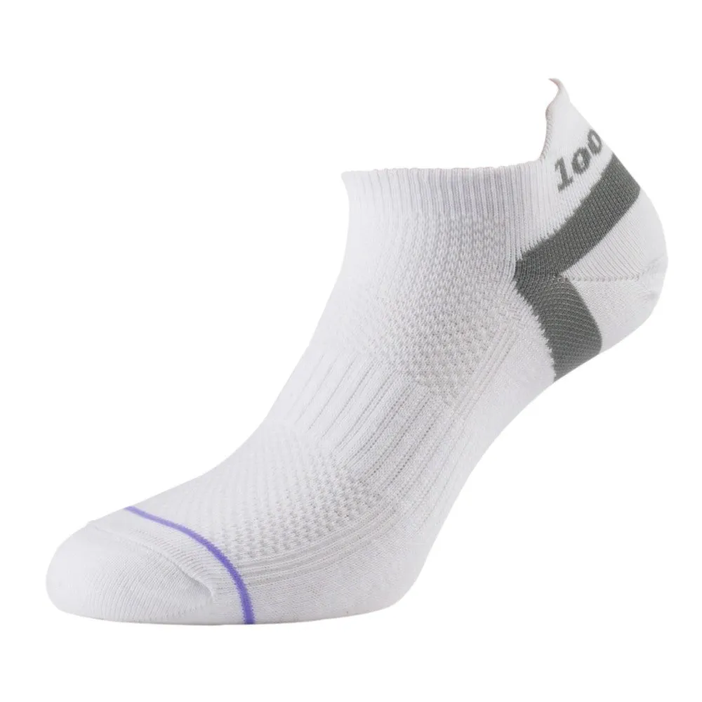 Ultimate Tactel Double Layer Trainer Liner Socks White