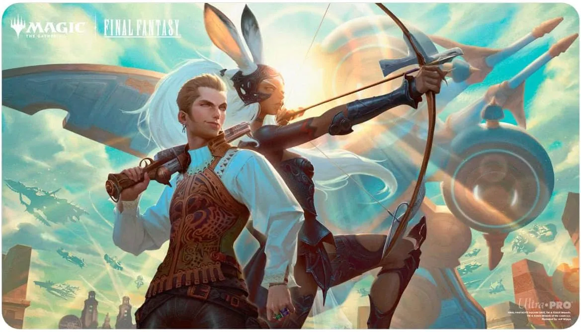 Ultra PRO - Final Fantasy x Universes Beyond Baltheir and Fran Playmat for Magic: The Gathering | Card Game Playmat, Final Fantasy Collectibles, Desk Mat Mousepad