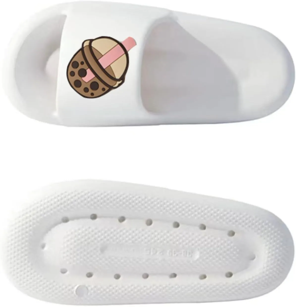 Ultra-soft cute boba dog slippers for men and women; Non Slip; Quick Drying; Thick Sole; Bathroom Swimming Beach Indoor and Outdoor