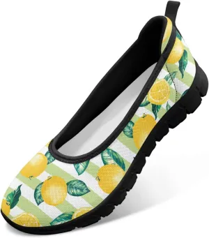 UNICEU Women's Slip On Casual Shoes Breathable Mesh Fashion Loafers Lightweight Non-Slip Comfort Walking Work Sneakers