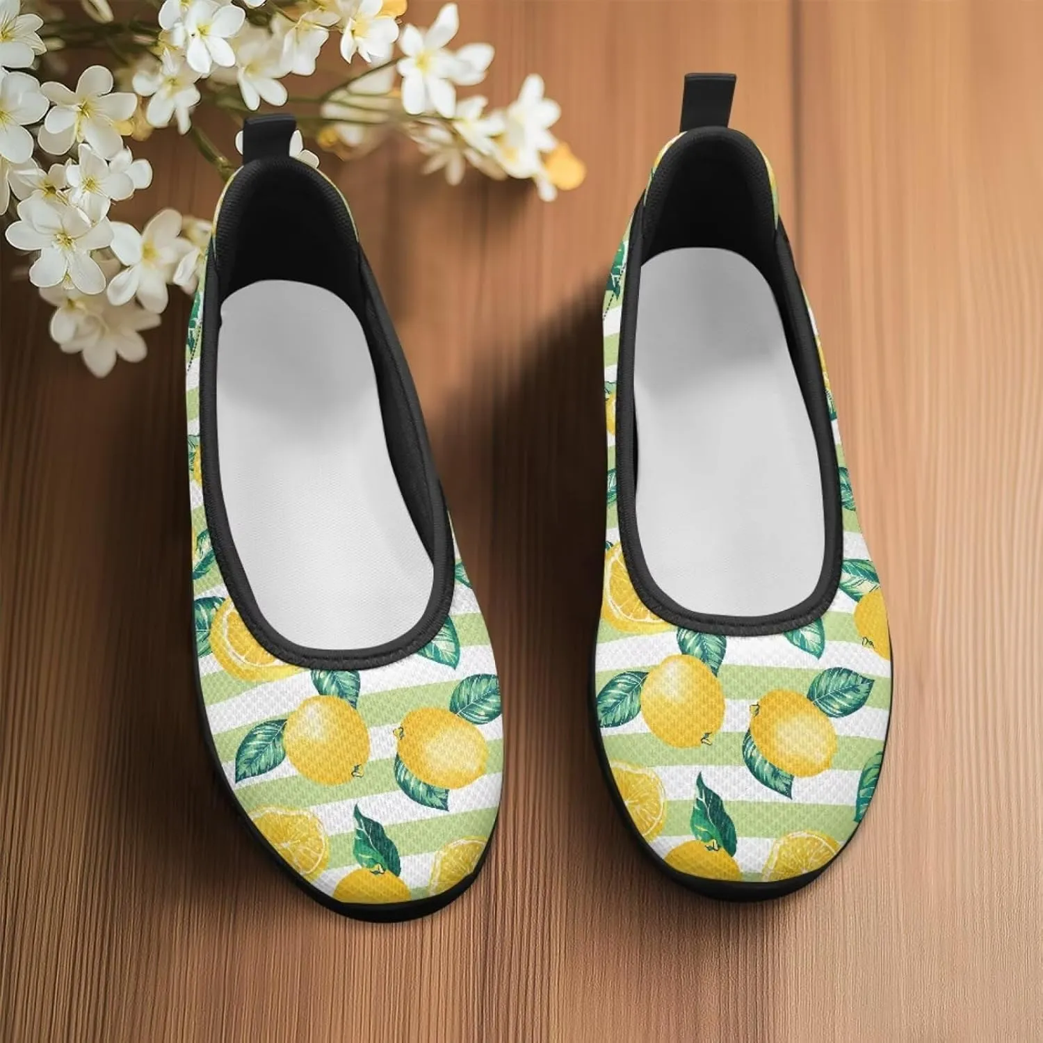 UNICEU Women's Slip On Casual Shoes Breathable Mesh Fashion Loafers Lightweight Non-Slip Comfort Walking Work Sneakers
