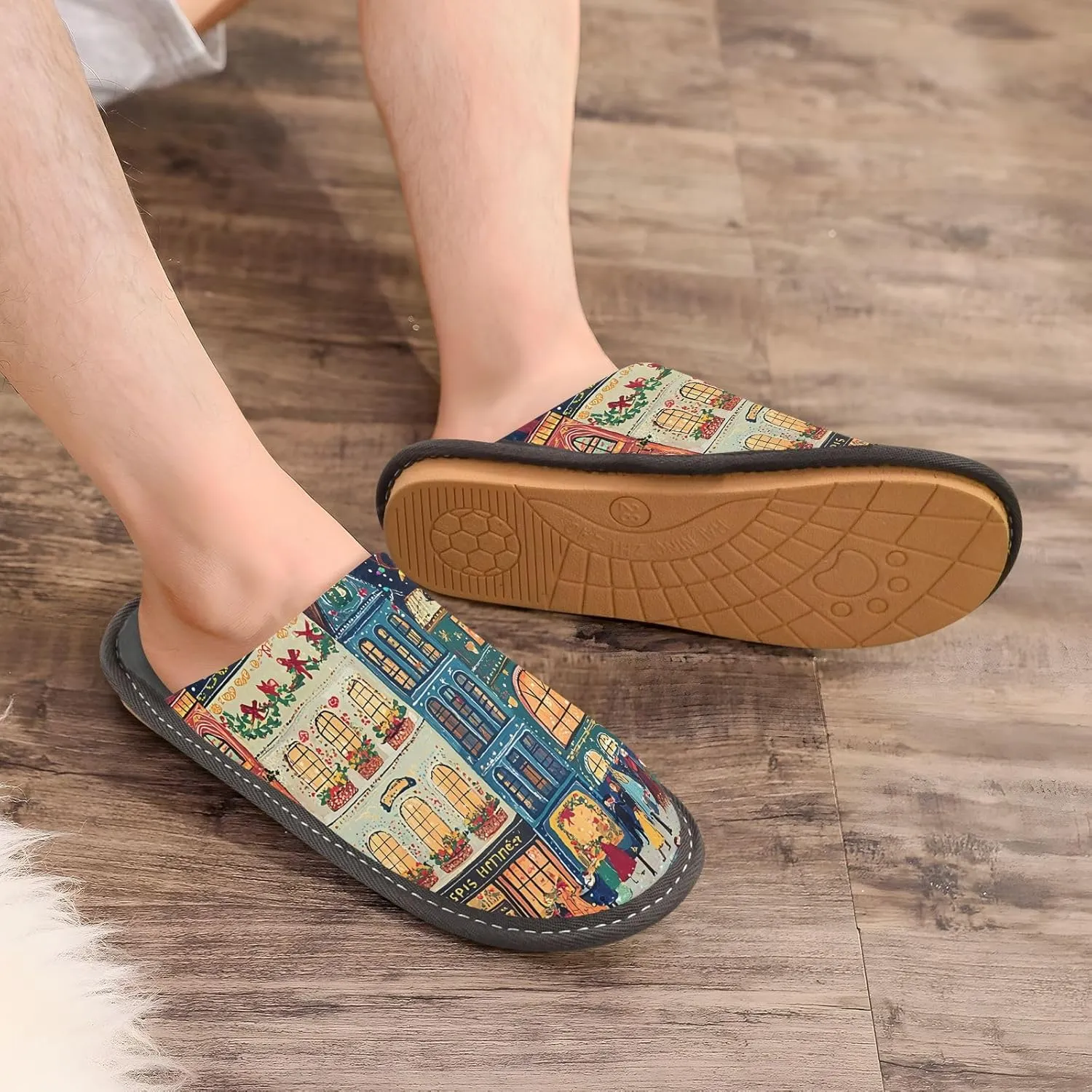 Unisex Slippers for Home Womens Bedroom Shoes Indoor Outdoor Slippers