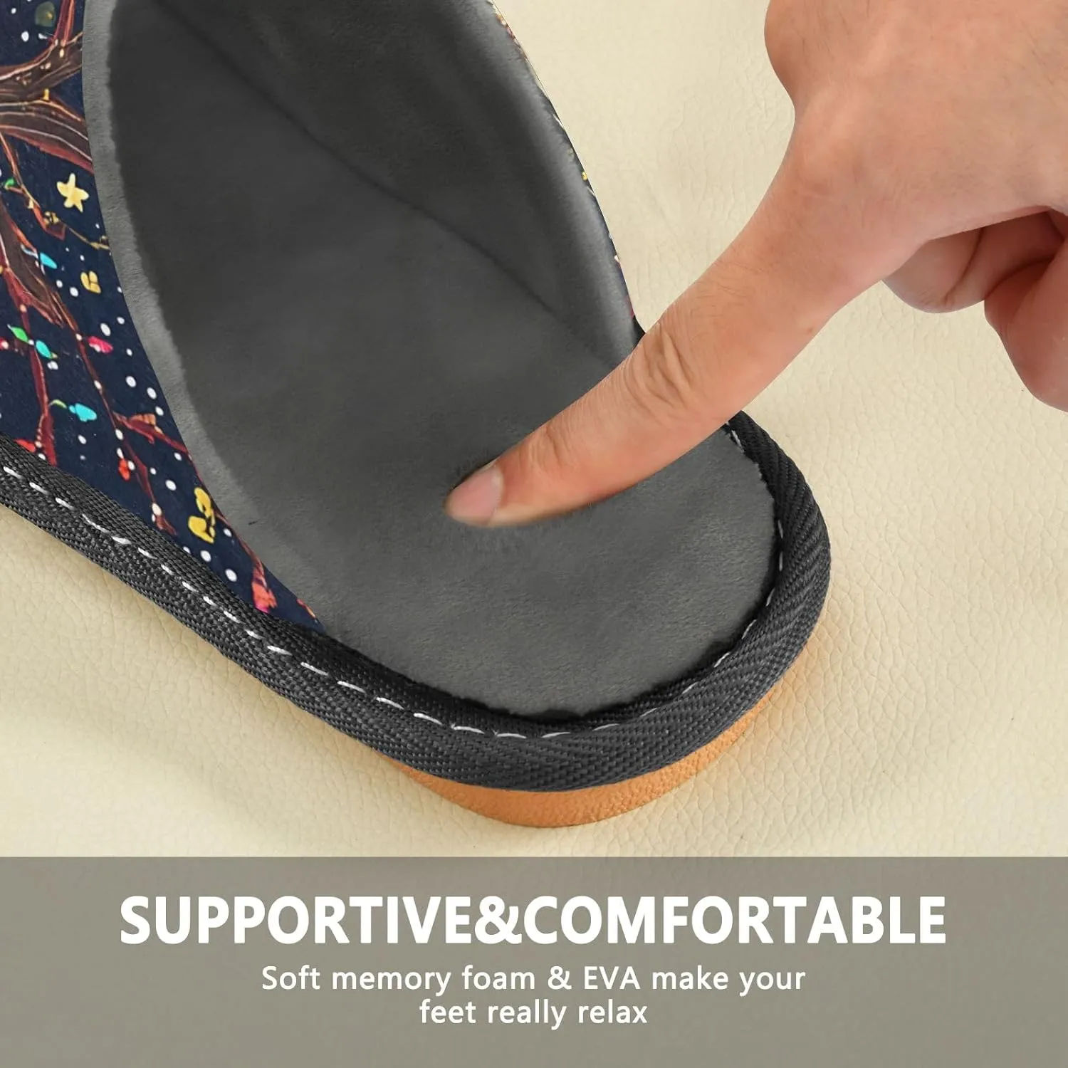 Unisex Slippers for Home Womens Bedroom Shoes Indoor Outdoor Slippers